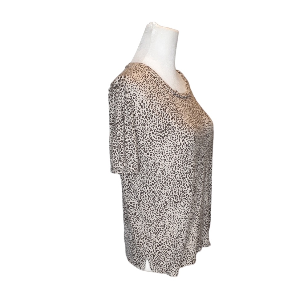 Rails Davie Jungle Linen Blend Animal Print Short… - image 1